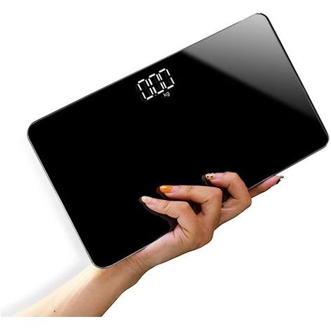 Reisewaage zur Körpergewichtsmessung, Venugopalan Kleine tragbare Körperwaage Digitale Badezimmerspiegelwaage Mini-Elektronikwaage für die persönliche Gesundheit (1/3)