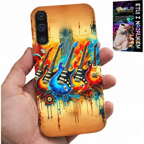 Coque pour Samsung Galaxy A70 - guitare électrique, rock and roll, métal (1/5)
