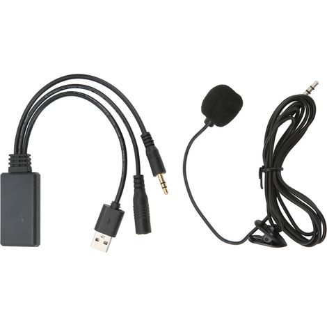Adaptateur audio Bluetooth avec microphone mains libres et port USB AUX IN pour Z4 Cooper E60 E63 E64 E66 E81 E90 (1/5)