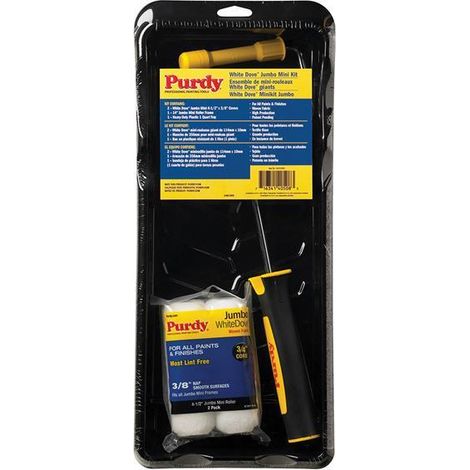 Purdy White Dove Decorators Jumbo Mini Roller Kit – 114mm (4.1/2 inches) for Smooth and Professional Painting