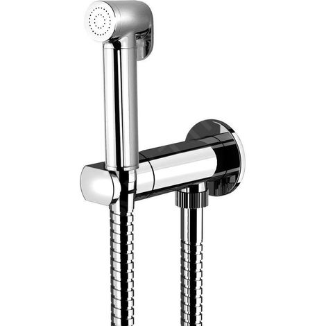 Sapho - Ensemble mitigeur encastré avec douchette de bidet, ronde, cartouche progressive, chrome DB700 (1/3)