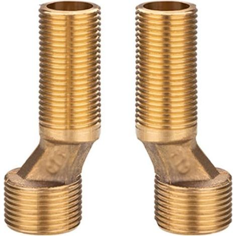 Raccord Mâle 1/2 3/4, Laiton, Bras Pivotant Réglable, Réducteur, Excentré Mitigeur Bain Douche, Or A (1/3)
