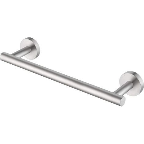 Porte Serviette Salle de Bain Organisateur Cuisine Murale Porte Torchon Barre Serviette Mural 30CM Acier Inoxydable SUS304 Finition Brossée (1/5)