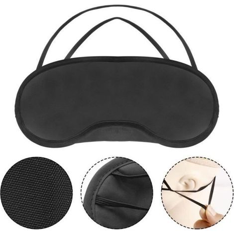 10 Pcs Masque de Sommeil, Masque de Nuit Léger Respirant Cache Oeil Dormir avec 2 Élastiques pour École Maison Bureau Enfan (1/3)