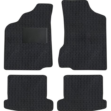 VW003EVAPOD - Juego completo de alfombrillas de EVA para coche, aptas para VW Polo III 6N 1994-1998 (con refuerzo adicional) (1/5)