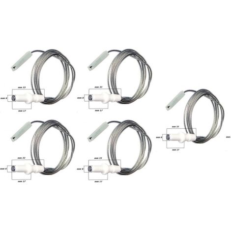 5 PZ CANDELETTA ACCENSIONE PIEZO ADATTA FRANKE CUCINA A GAS H 1523 1980290 13.2