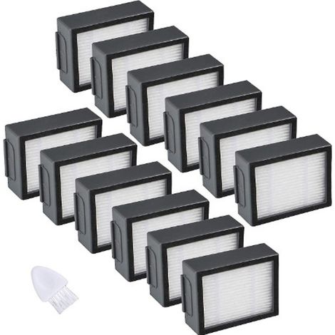12 Kit Filtre et Brosse pour Robot Aspirateur i7, E5, E6, Nettoyage Profond, Poils d'animaux, Maison (1/5)