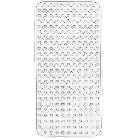 Tapis de douche, tapis de baignoire (89 x 39 cm) antidérapant et sans phtalates, idéal comme cadeau (1/5)