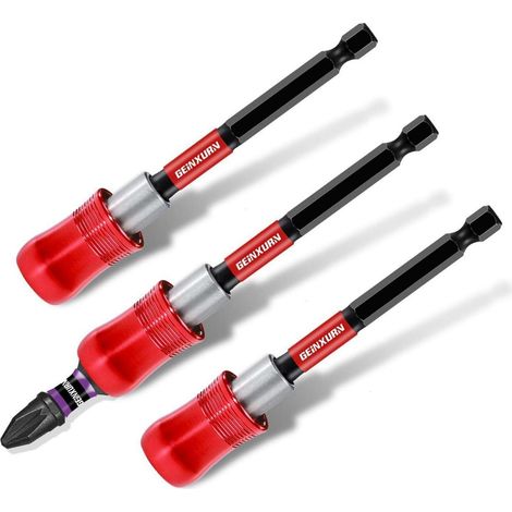 Bithalter magnetisch 100mm Verlängerung CrV Stahl 3 GIPH 3tlg.100mm (1/5)