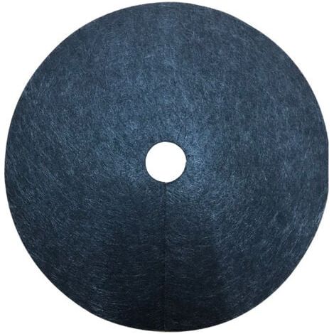Lot de 1 Tapis de Protection Contre Les Mauvaises Herbes, Tapis de paillage Rond pour extérieur, Protection Contre Les Mauvaises Herbes (diamètre 42 cm) (1/5)