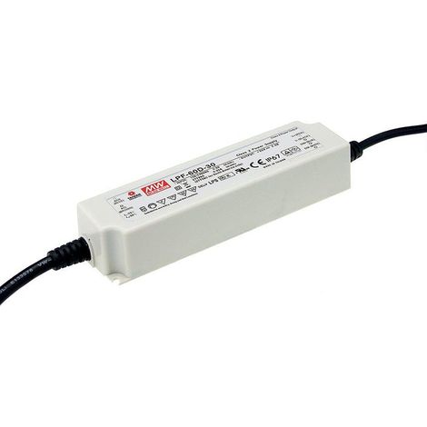 Mean Well LPF-60D-12 Driver LED blanc 40 W (1/2)