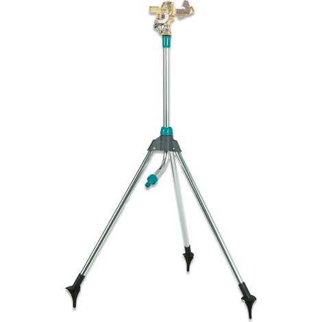 Bricoferr Arroseur à impact métallique 1/2" avec trépied