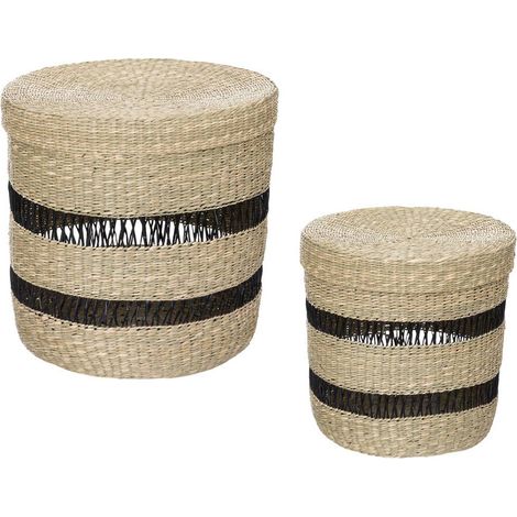 Set aus 2 Körben Jayla Seegras