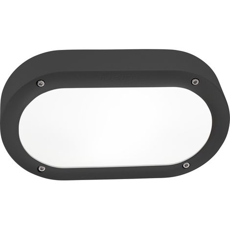 Leds-C4 Basic - Applique a filo per esterni Basic Urban Grey 1x E27 22cm 0lm IP65