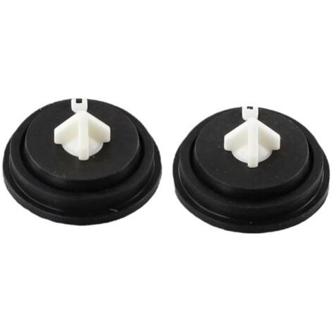 Sollbry Lot de 2 Rondelles de Diaphragme de Soupape, Membranes pour Robinet Flotteur, Réparation Facile de la Chasse d'Eau,Valves à Flotteur, Matériau Caoutchouc de Qualité (2PCS)