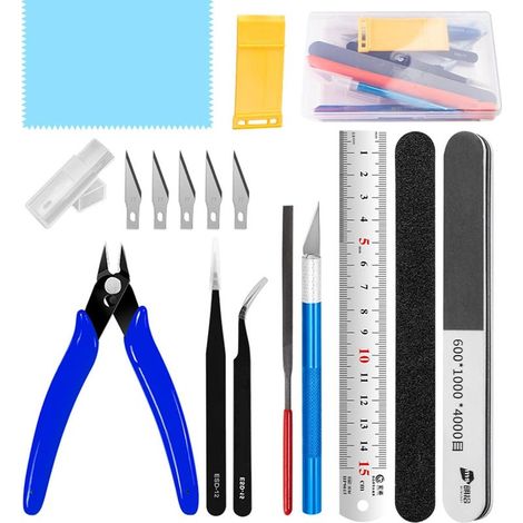 16-teiliges Mehrzweckzangen-Set für den Modellbau, DIY-Zangen-Werkzeugset, Modellbau-Reparaturset (1/5)