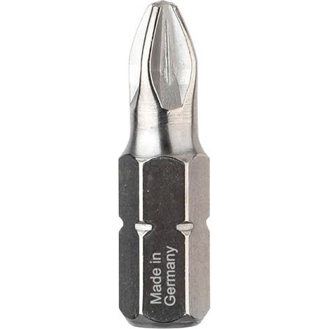 Pack de 5 embouts de vissage inox PL PH PZ Torx L25mm - U650 PZ2 (1/2)