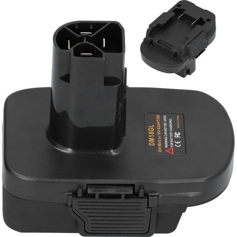 Adaptateur DM18GL pour batterie au lithium 18 V DCB200 DCB201 DCB203 DCB204 DCB205 DCB206 M18 (1/5)