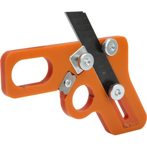 Handhobelmesser für Holz, 8 mm abgerundete Schneide, Fasen- und Entgratschaber, Werkzeug zum Abrunden von Kanten, 2 Stück (1/5)