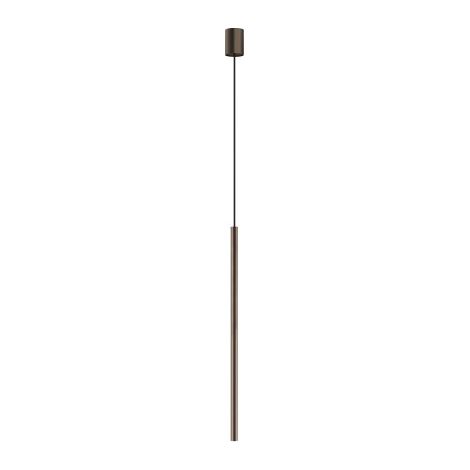 Suspension tube Laser 750 10W G9 chocolat Nowodvorski