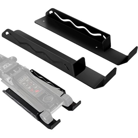 Support de cric de sol – Support de cric de sol pour voiture  Organiseur de rangement fiable et robuste pour garage, moto, réparation automobile, véhicule utilitaire, camion, atelier (1/5)