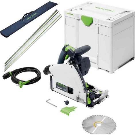 Festool Tauchsäge Säge TS 60 KEBQ-Plus Führungsschienen FS1400/2 Tasche FS-Bag (1/5)