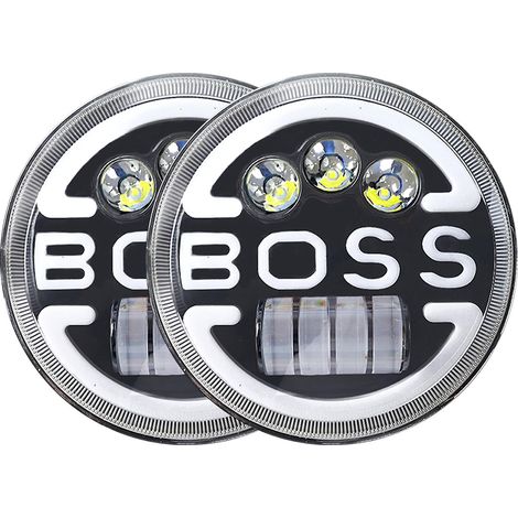 Phare LED 7 pouces pour voiture tout-terrain, faisceaux de proximité et de longue portée haute luminosité pour SUV (1/5)