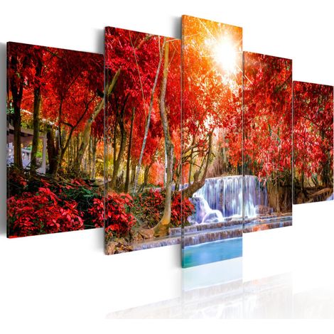 Tableau Imprimé "Waterfall of Sighs" 100 x 200 cm (1/2)