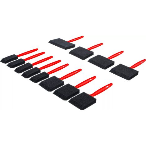 Jeu de pinceaux en mousse / éponge 12 pcs.