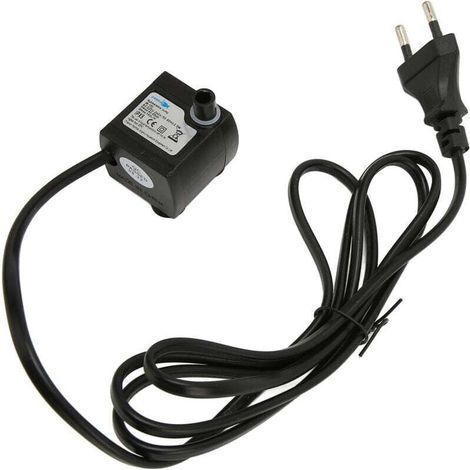 Mini pompe à eau submersible réglable – Débit ajustable – Étanche IPX8 – Ventouses pour fixation stable – Prise UE 220-240V (1/5)