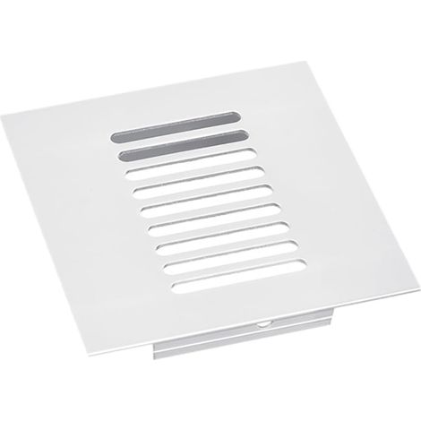 Grille de Couverture de Bouches d'Aération 80 x 80 mm (Argent) (1/5)