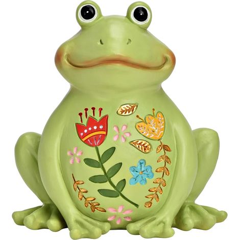 Grenouille de decoration de jardin 13 cm