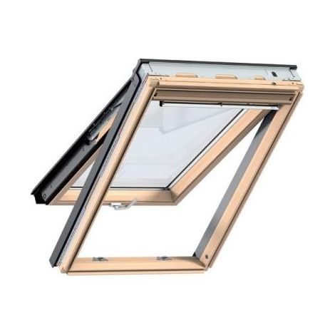 Fenêtre de toit VELUX à projection - Tout confort - Finition bois - 78 x 98 cm - GPL MK04 3057 (1/2)