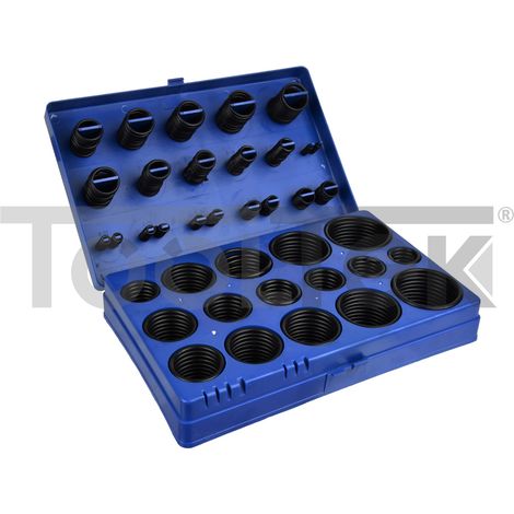 GEKO G02800 KIT GUARNIZIONI O-RING ANELLI METRICI ASSORTIMENTO 419pz (1/5)