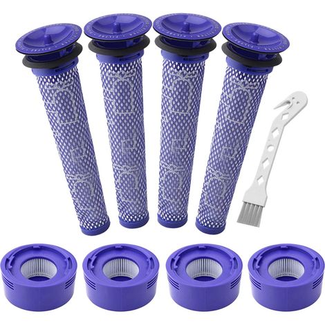 préfiltres et 4 postfiltres de rechange compatibles avec les aspirateurs Dyson V7, V8 Animal et Absolute (1/5)