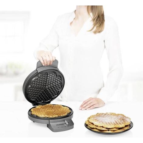 Gaufrier Princess Deluxe pour 5 gaufres, 1200 W, argent et noir - AquaForge (1/5)