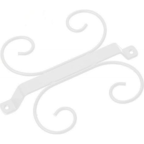 Porte-verres a Vin Suspendu En Metal, Support De Verre a Vin Sous L'armoire, 4 Crochets (blanc,16.5x17.5cm) (1/4)