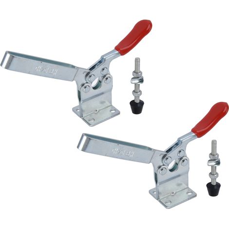 Pince à genouillère à dégagement rapide, force de serrage de 90 kg, pour travaux de soudage, bricolage, installation GL-201-BLH (1/5)