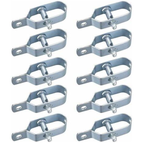 10 tenditori per reti metalliche, tenditori per recinzioni, tenditori per filo spinato, kit di connettori per tenditori per funi di tensione (1/5)