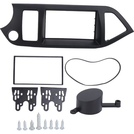 2DIN-Autoradioblende, Armaturenbrettrahmen, CD-Blende, Ersatz-Zierleiste für Kia Picanto Morning 2011 (1/5)