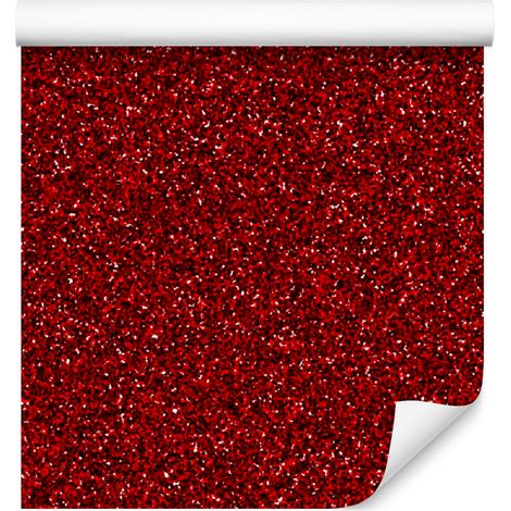 Papier peint à paillettes rouges et bordeaux, fond rouge 50x1000 cm (1/5)
