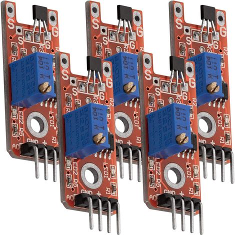 3x Capteur Hall, Module Magnétique Linéaire, Sortie Analogique Numérique, Réglable 3,3V-5V, Pour Arduino Raspberry Pi (1/5)