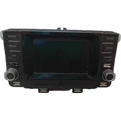 [PRODUIT D'OCCASION] Autoradio VOLKSWAGEN Polo V Phase 1 (6r) 2009-2014 ♻️ Ref Oe. 6c0035888a - Garantie à vie (1/4)