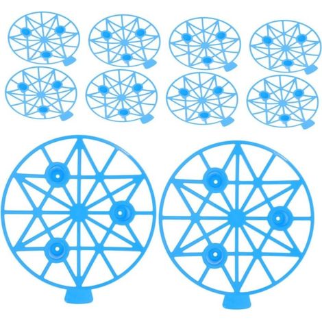 Set of 10 Fruit Tree Supports for Garden, Lightweight Blue Squash Frame, Multifunctional Pumpkin Trellis, Stable Anti-Rot Support for Melons and Squash (1/5)