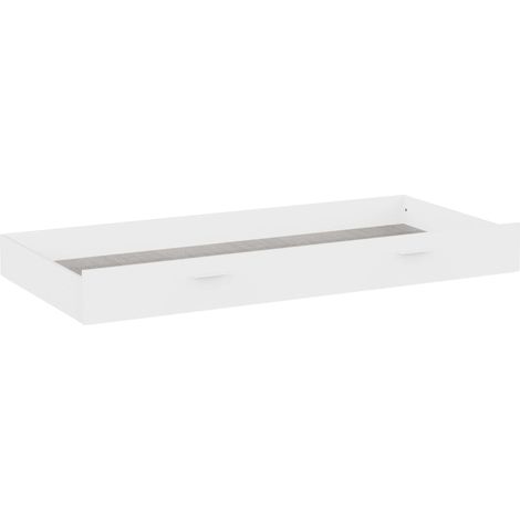 Cajón Cama Tidy Dormitorio Juvenil, Compatible Colchones 90x190 cm Blanco Mate