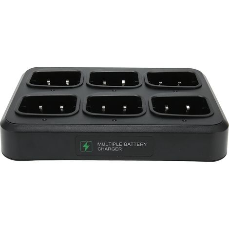Base de chargement sécurisée pour talkie-walkie 6 voies, chargeur rapide pour radio bidirectionnelle BF-UV9R et BF-UV9R Plus, prise UE AC100-240V (1/5)