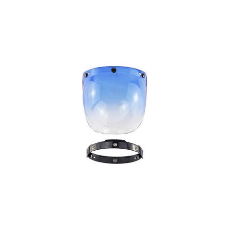 Visière de casque ouvert pour moto, accessoire de casque à bulles
