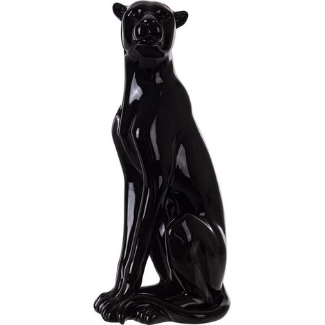 Statua Olympus Leopardo Nero H60 (1/3)