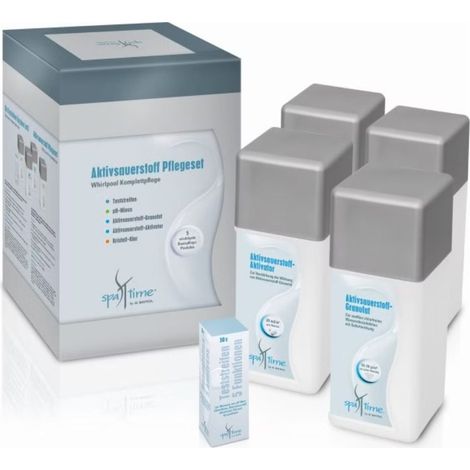Komplettes produktkit zur behandlung mit aktivsauerstoff - Bayrol - kit spa oxygene actif (1/5)