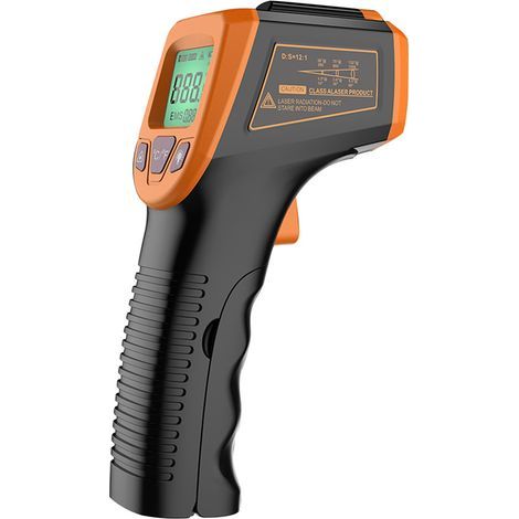 Termómetro infrarrojo 320S para medir la temperatura del agua, la cocción y el horneado termómetro industrial para aceite (ALOVEZ). (1/5)